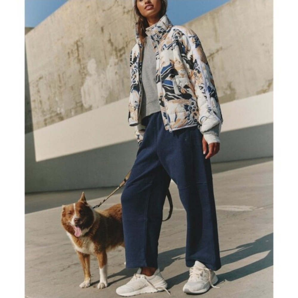 FP Movement by Free People Pippa Printed Packable Puffer Jacket in Winter Combo - Picture 3 of 15